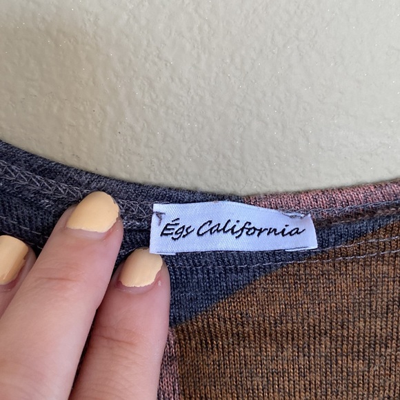 EGS BY ELOGES: Multi Color Chevron Blouson Tunic- XL - Picture 5 of 7